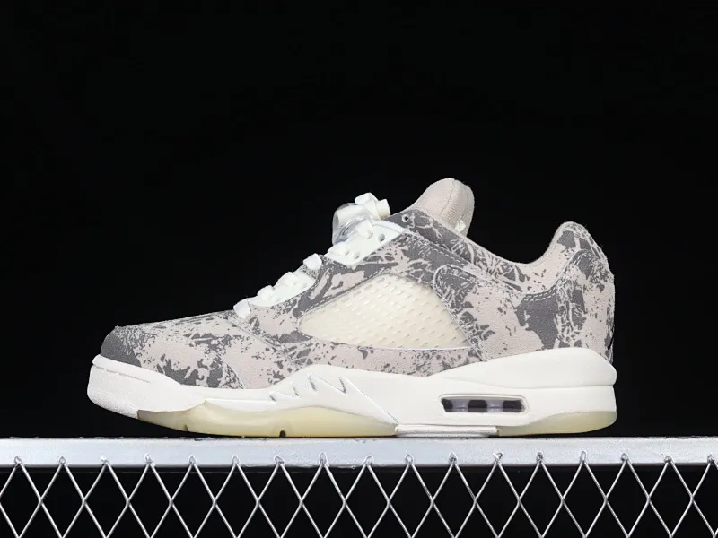 All categories Air Jordan Jordan series basketball shoes Air Jordan 5 Air Jordan 5 Low "Expression" AJ5 Joe 5 suede white low-top basketball shoes DA8016-100
